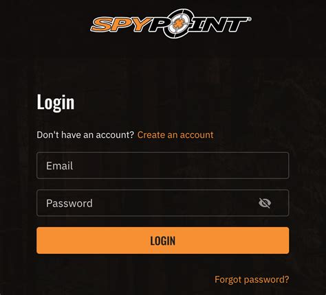 spy point|spypoint log in.